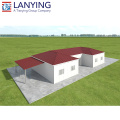 Heat sound insulated light steel structure house